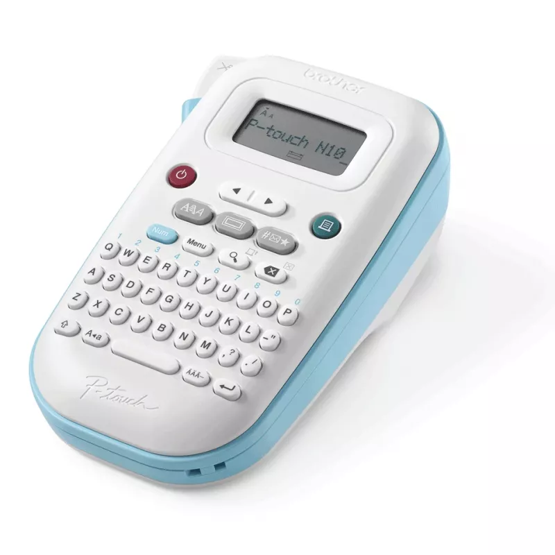Impresora de etiquetas Brother PT-N10 transferencia térmica — ancho máx. 12 mm, velocidad de impresión 9 mm/s, LCD, a pilas