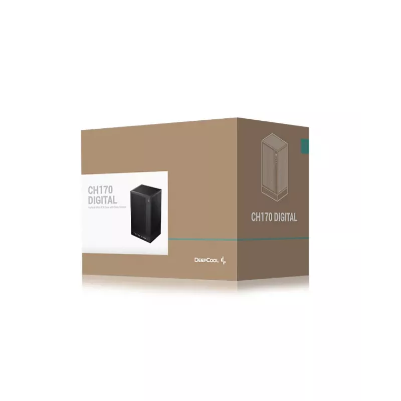 Caja de torre de ordenador DEEPCOOL R-ch170-bknpi0d-g-1 – Negra