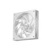 Caja de PC DeepCool CG580 4F WH semitorre ATX/Micro ATX/ITX, cristal templado, 3×120 mm + 120 mm trasero, blanca