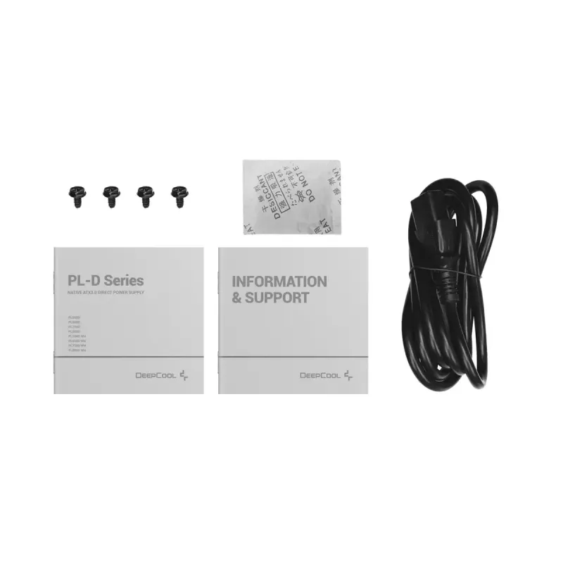 Fuente de alimentación DeepCool PL550D 550W ATX 3.0 80 PLUS Bronze, ventilador 120mm, no modular, 6 SATA, 3x 6+2 PCIe