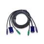 Cable KVM ATEN 10ft PS/2 Negro 3 m
