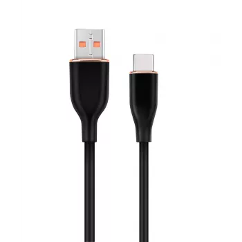 Cable de carga y datos USB Type-C de silicona premium GEMBIRD, 1,5 m – Negro
