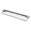 DIGITUS DN-91411-G panel de parcheo modular, 24 puertos, apantallado, galvanizado, montaje en rack de 19 pulgadas 1U, vacío, negro