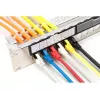 DIGITUS DN-91411-G panel de parcheo modular, 24 puertos, apantallado, galvanizado, montaje en rack de 19 pulgadas 1U, vacío, negro