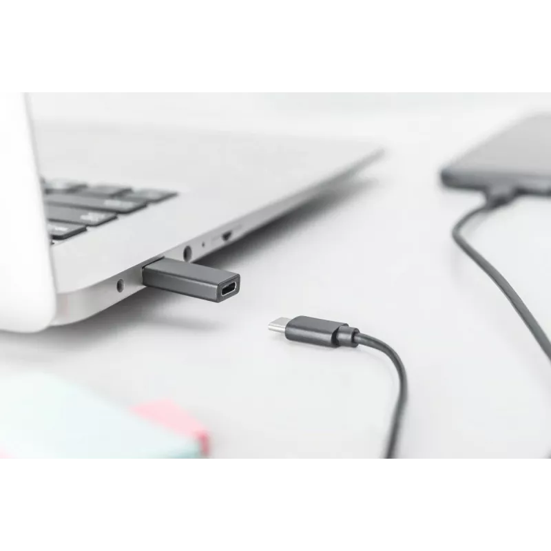 Adaptador USB Type-C DIGITUS, Type-A a C M/H, 3A, 5GB, versión 3.0, negro