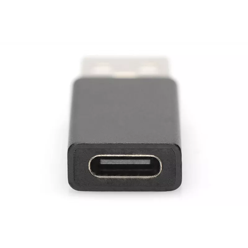Adaptador USB Type-C DIGITUS, Type-A a C M/H, 3A, 5GB, versión 3.0, negro