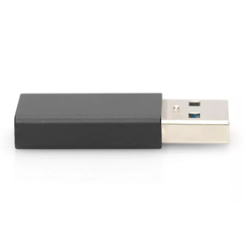 Adaptador USB Type-C DIGITUS, Type-A a C M/H, 3A, 5GB, versión 3.0, negro