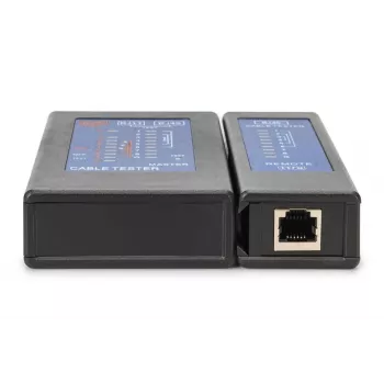Comprobador de cables DIGITUS - Comprobador unidireccional comprobador PoE con maletín