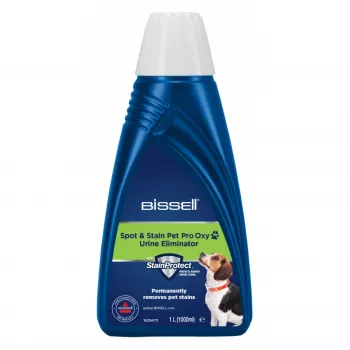 Bissell Spot & Stain Pet Pro Oxy, limpiador de alfombras, líquido, alfombra, moqueta, tapicería, 1000 ml, 1,04 kg