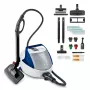 Limpiador a vapor de cilindro Polti Pro 100 Eco Power 1900 W Negro, Azul, Blanco