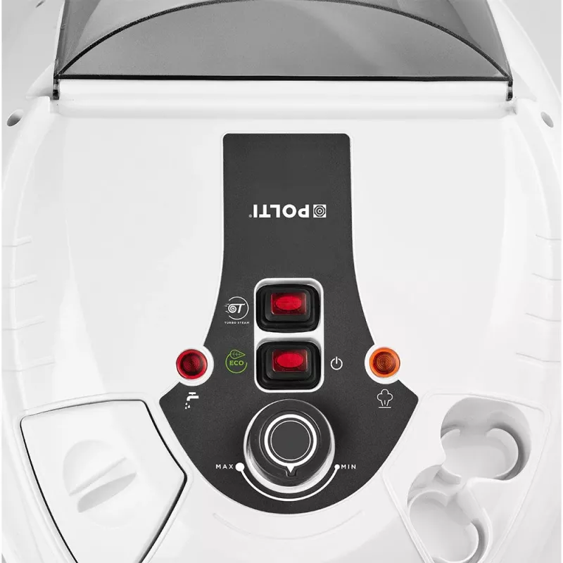 Limpiador a vapor de cilindro Polti Pro 100 Eco Power 1900 W Negro, Azul, Blanco