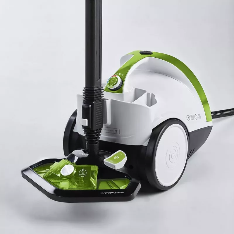 Limpiador a vapor de cilindro Polti Vaporetto Smart 110 Eco 1500 W Negro, Verde, Blanco