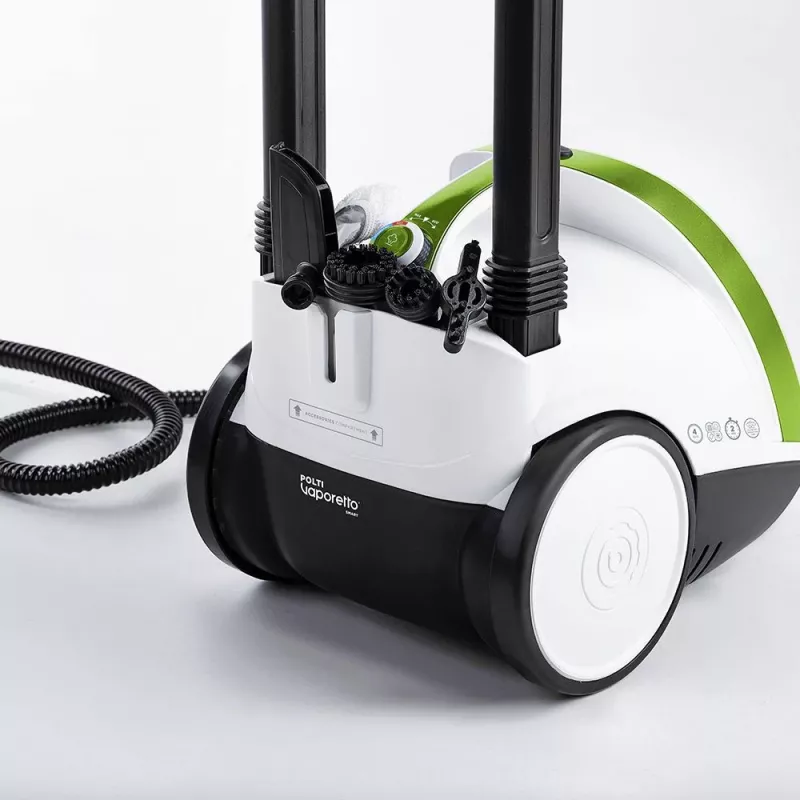 Limpiador a vapor de cilindro Polti Vaporetto Smart 110 Eco 1500 W Negro, Verde, Blanco
