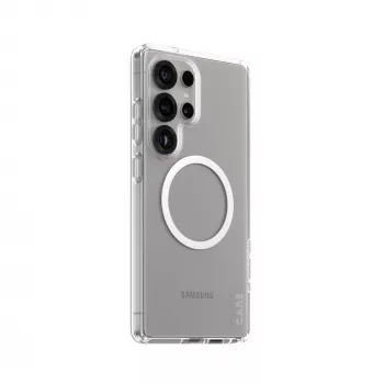 PanzerGlass CARE™ by ® Urban Combat Case Transparente con Blanco Compatible con Qi Samsung Galaxy S25 Ultra
