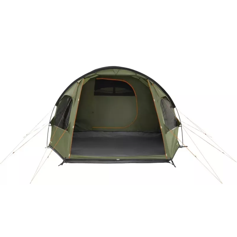 Tienda para cinco personas easy camp Hidra 5, verde — camping familiar, habitáculo común, resistente a la intemperie