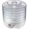 Deshidratador de alimentos Gorenje FDK 24 DW — blanco transparente, rejilla Ø31 cm, 240 W, máx 70°C