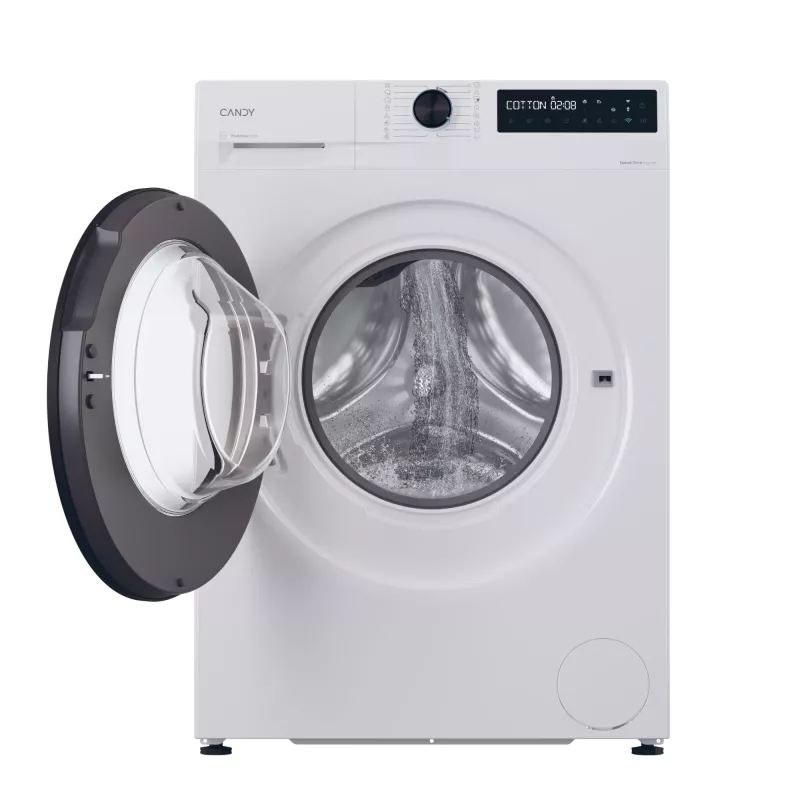 Lavadora Candy BR 49B8-S carga frontal 9 kg 1400 rpm Blanca
