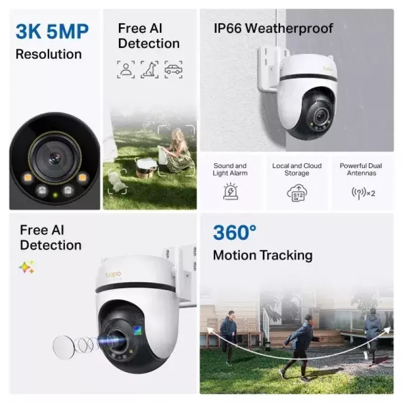 Cámara de vigilancia Hikvision DS-2DE2C400MWG-4G PTZ 4 MP