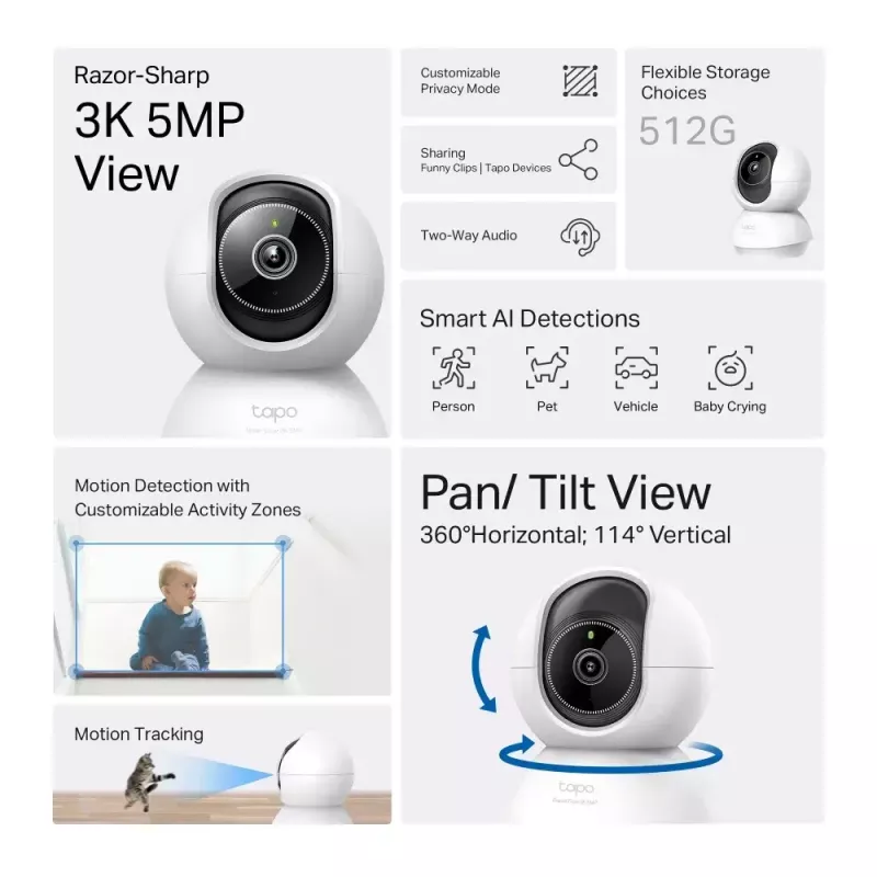 Cámara de vigilancia Hikvision DS-2DE2C400MWG-4G PTZ 4 MP