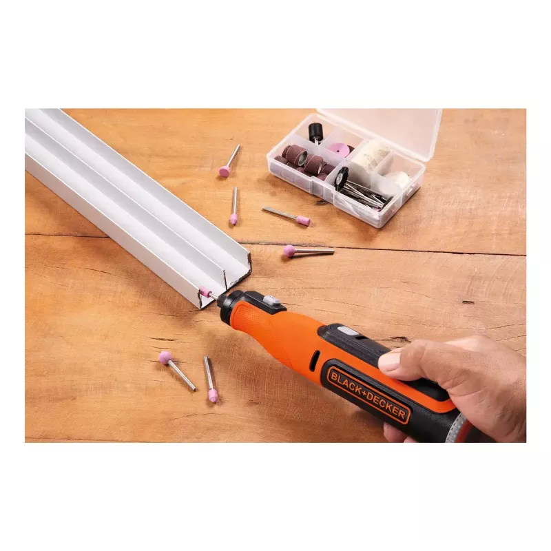 Grabador eléctrico Black & Decker BCRT8I-XJ – grabador de precisión de mano, diseño ligero