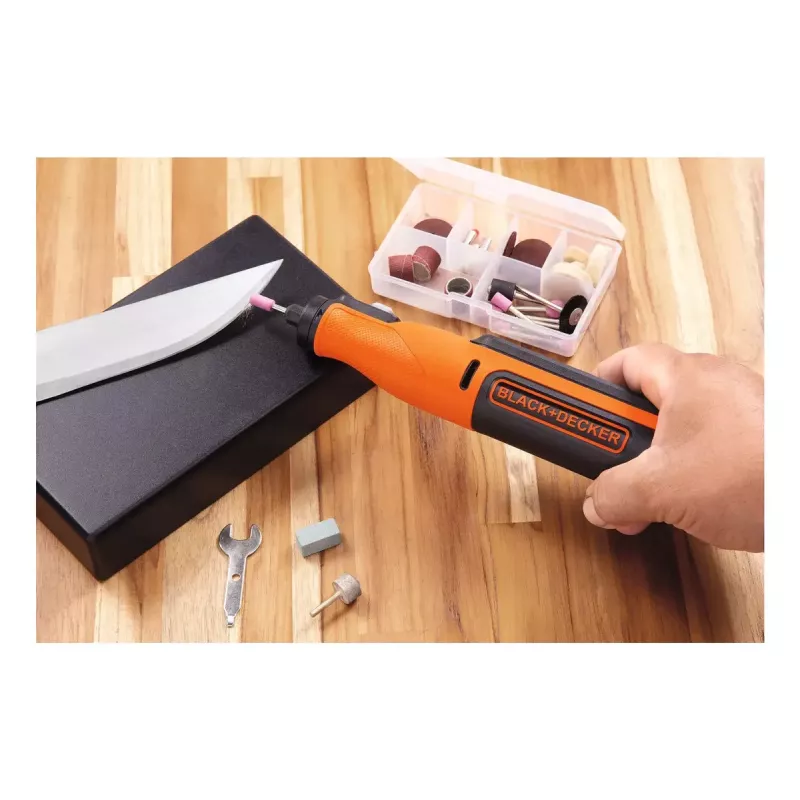 Grabador eléctrico Black & Decker BCRT8I-XJ – grabador de precisión de mano, diseño ligero