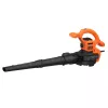 Soplador de mano Black & Decker BEBLV260 2600 W, velocidad del aire 315 km/h, bolsa de recogida 40 L, 4,8 kg