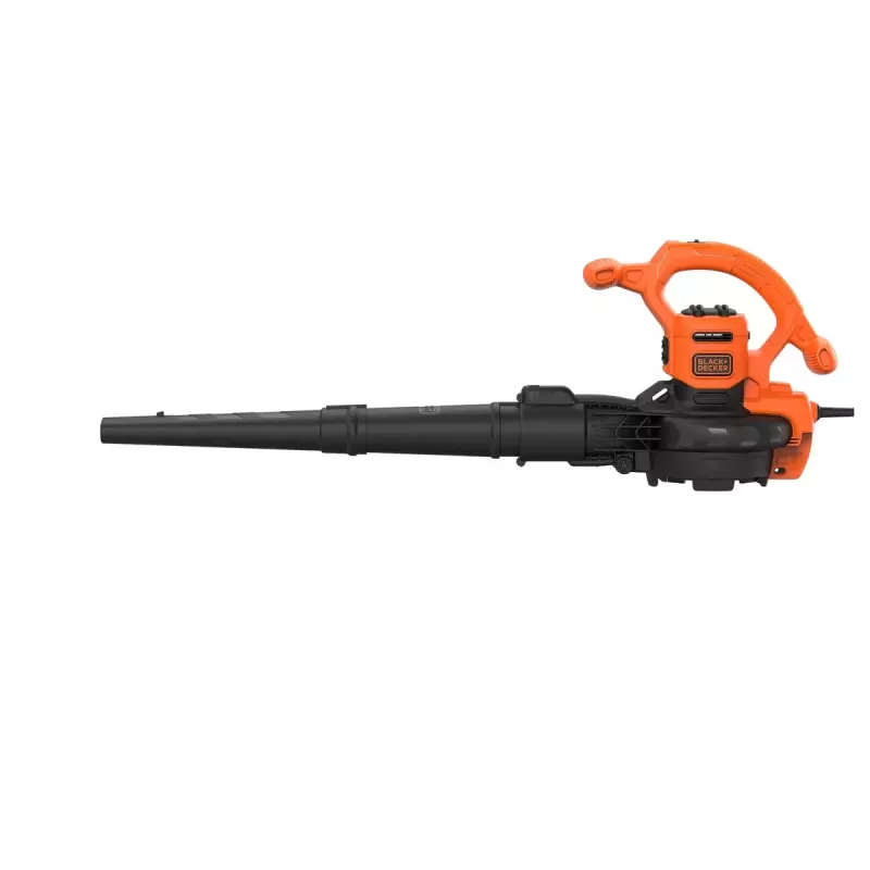 Soplador de mano Black & Decker BEBLV260 2600 W, velocidad del aire 315 km/h, bolsa de recogida 40 L, 4,8 kg