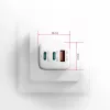 Axagon ACU-DPQ65W PD3.0 & QC4+ Cargador de pared con 3 SALIDAS 65W