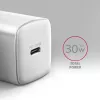 Cargador de pared Axagon ACU-PD30W 1x QC3.0/AFC/FCP/PD Type-C 30W blanco