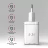 Cargador de pared Axagon ACU-PD30W 1x QC3.0/AFC/FCP/PD Type-C 30W blanco
