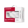 Cargador de pared Axagon ACU-PD30W 1x QC3.0/AFC/FCP/PD Type-C 30W blanco
