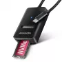 Axagon ADM2-CM Adaptador USB-C M.2 NVMe SATA 10Gbps negro
