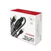 Axagon ADR-210B Cable activo de conexión/repetidor USB 2.0 conector macho A a conector macho B, 10 m