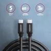Axagon BUCM3-CM30AB SPEED Cable USB-C <> USB-C 3.2 Gen 1 3 m
