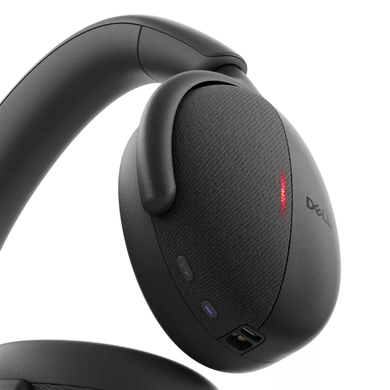DELL Pro Premium Wireless ANC Headset - WL7024, con cable e inalámbrico, llamadas/música, 20 - 20000 Hz, 297 g, auricular, negro