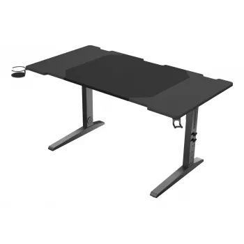 Mesa de ordenador recta GENESIS NDS-2249 negra MDF 140x75cm
