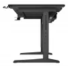 Mesa de ordenador recta GENESIS NDS-2249 negra MDF 140x75cm