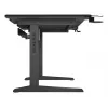 Mesa de ordenador recta GENESIS NDS-2249 negra MDF 140x75cm