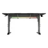 Mesa de ordenador recta GENESIS NDS-2249 negra MDF 140x75cm