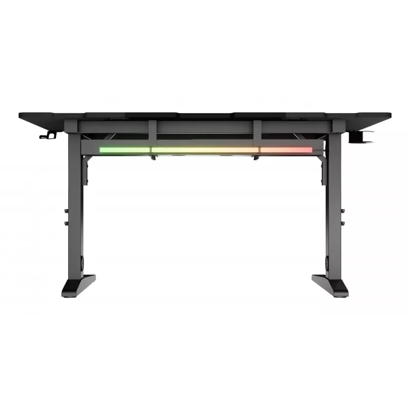 Mesa de ordenador recta GENESIS NDS-2249 negra MDF 140x75cm