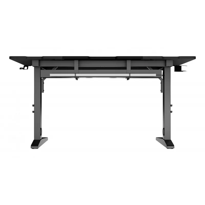 Mesa de ordenador recta GENESIS NDS-2249 negra MDF 140x75cm