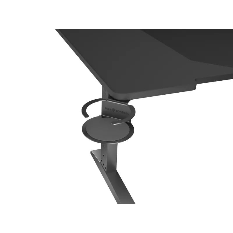 Mesa de ordenador recta GENESIS NDS-2249 negra MDF 140x75cm