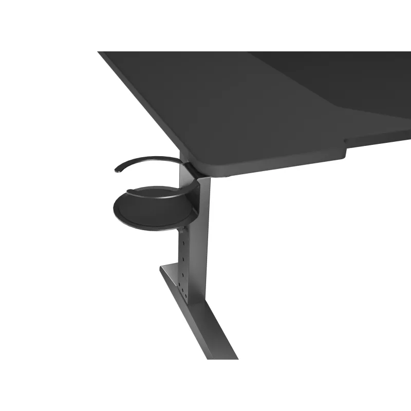 Mesa de ordenador recta GENESIS NDS-2249 negra MDF 140x75cm