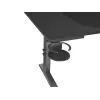 Mesa de ordenador recta GENESIS NDS-2249 negra MDF 140x75cm