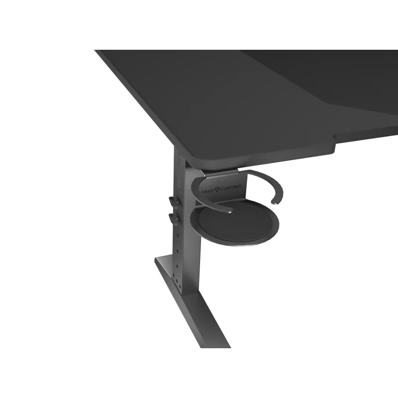 Mesa de ordenador recta GENESIS NDS-2249 negra MDF 140x75cm