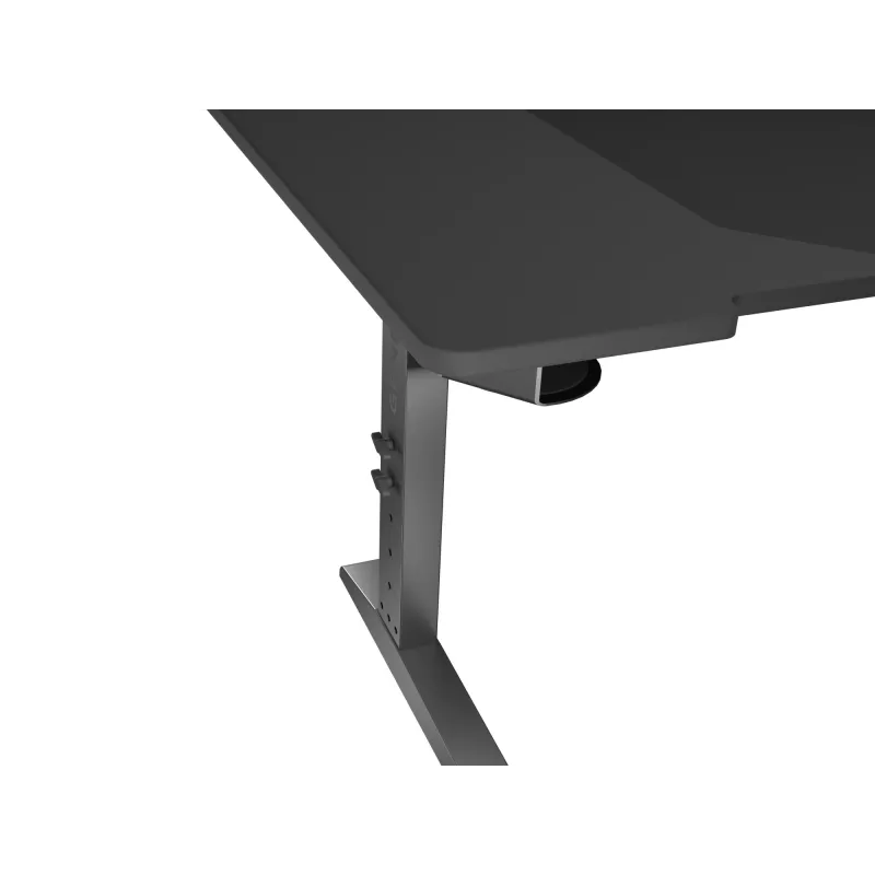 Mesa de ordenador recta GENESIS NDS-2249 negra MDF 140x75cm
