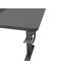 Mesa de ordenador recta GENESIS NDS-2249 negra MDF 140x75cm