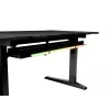 Mesa de ordenador recta GENESIS NDS-2249 negra MDF 140x75cm