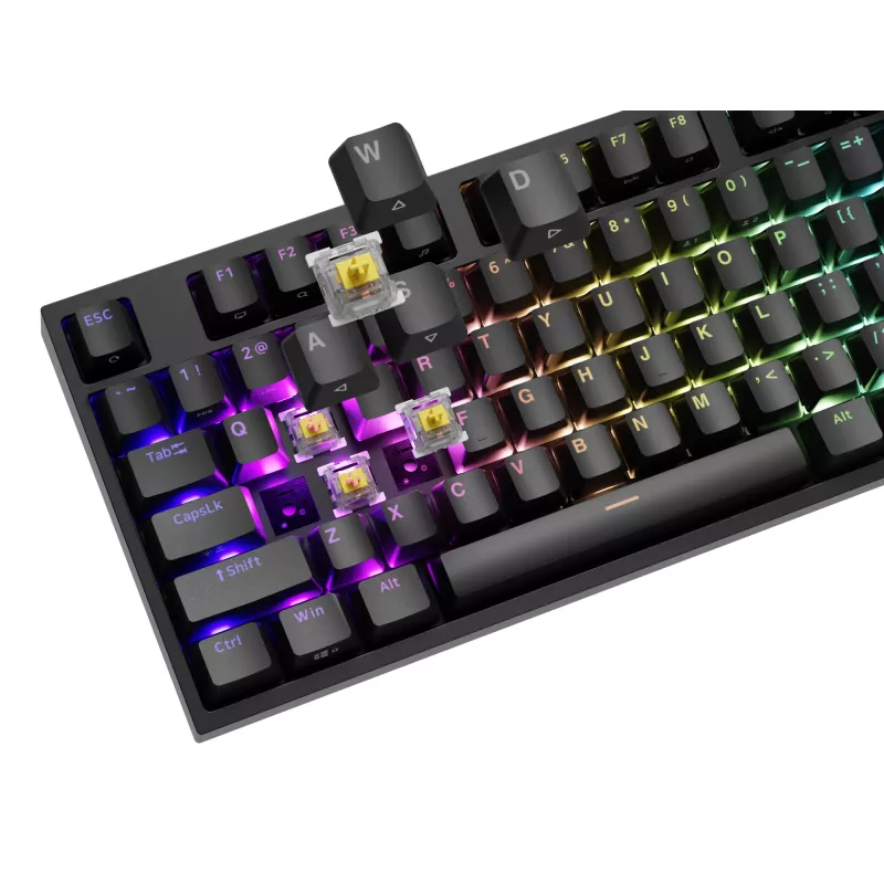 Teclado GENESIS THOR 404 universal USB QWERTY inglés negro