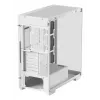 DeepCool CG580 WH R-CG580-WHNDA0-G-1 caja de PC Mid Tower, ATX/micro-ATX/Mini-ITX, 2x cristal templado, compatible con ventiladores de 120/140 mm, 2x bahías de 3,5 pulgadas + 3x bahías de 2,5 pulgadas, sin fuente de alimentación, blanca